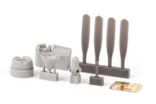 1/48 Aircraft- P51B/C Hamilton Standard Uncuffed Propeller