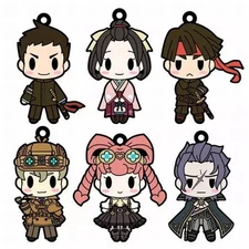 Strap (character) - 6 types set "D4 Great Phoenix Wright - Naruhodo Ryunosuke's