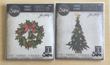 Tim Holtz Yuletide And Trim A Tree Die Lot