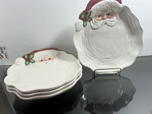 4er Set Fitz & Floyd Canape Cookie 9" Teller 1989 - Bild 2 von 6