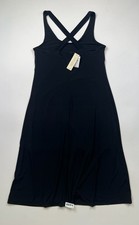 Banana Republic NWT Petite Black Cross-Back Knit Maxi Dress