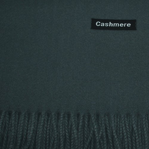 Womens Winter 100% Cashmere Oversize Wool Thick Blanket Shawl Wrap Solid Scarf - Picture 16 of 20