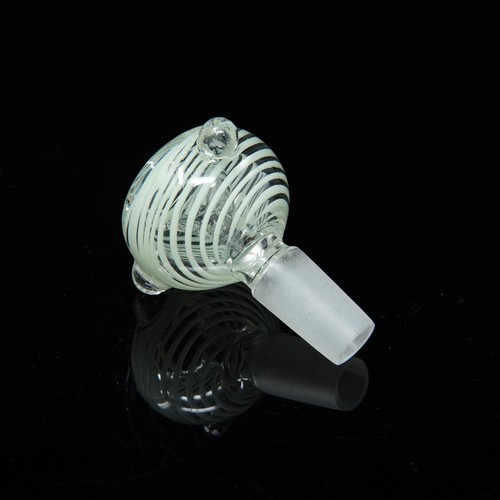 Tazón deslizante de vidrio macho con remolino suave de tres colores 14 mm - Vendedor de EE. UU. - Imagen 4 de 10