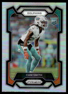 2023 Panini Prizm SILVER Rookie Cam Smith Rookie Miami Dolphins #364