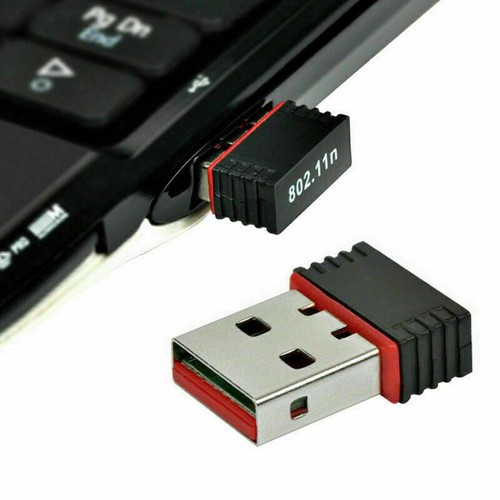 Mini WIFI WLAN Wireless Adapter Stick USB 2.0 802.11n 150Mbit IEEE 3211n. M9I4 - Zdjęcie 2 z 12