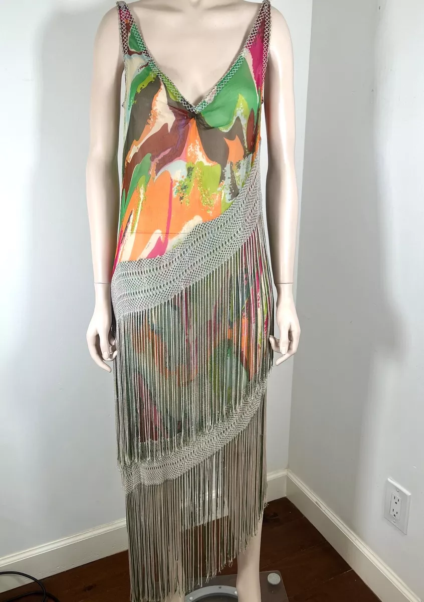 Missoni fringe best sale dress