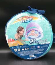 Swimways Infant Baby Spring Water Pool Floats 9-24 Months Built-In Valve NEW