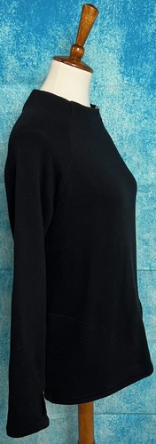 Jones New York Sport Women's athletic sweatshirt Black Size M - Picture 3 of 7