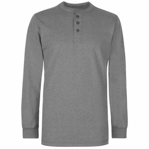 Yaolor-Men Henley T-Shirts Short Sleeve Crew Neck with Button Tops
