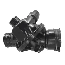 Engine Coolant Thermostat Housing Assembly W/ Sensor Direct For BMW X5 X6 3.0L