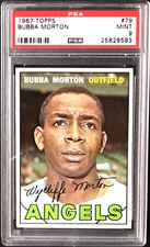 1967 TOPPS #79 BUBBA MORTON PSA 9 MINT ANGELS