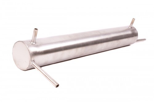 Distillatore di acciaio 40 cm - Condensatore Graham, Alambicco, Refrigeratore