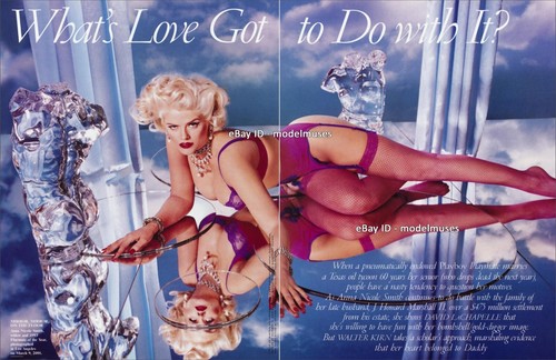 ANNA NICOLE SMITH 7-seitiger Zeitschriftenartikel VANITY FAIR USA Juni 2001