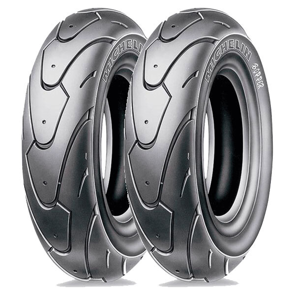 TYRE PAIR MICHELIN 120/90-10 57L + 130/70-12 56L BOPPER