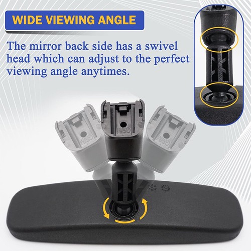 Fits Nissan Sentra Tiida Altima Pathfinder 96321-2DR0A Interior Rear View Mirror - Bild 5 von 12