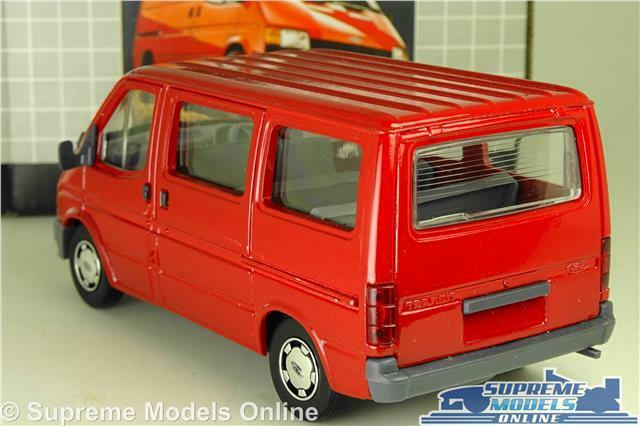 FORD TRANSIT MK3 MODEL VAN MINIBUS RED 1:35 1980'S DEALER SCHABAK