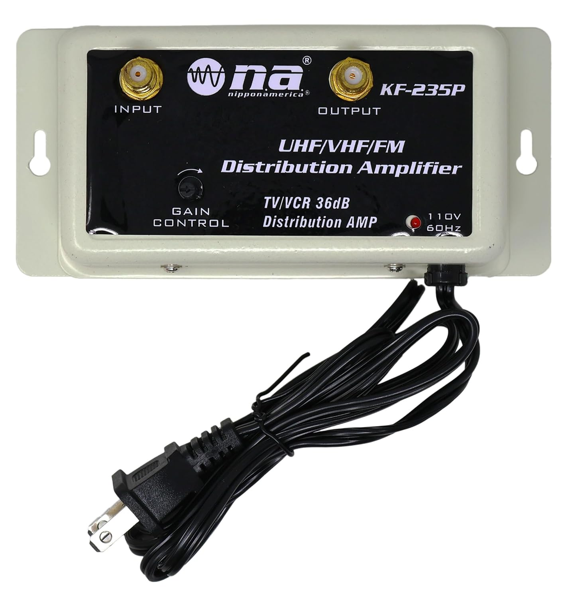 36 DB Cable Antenna Color TV Booster Signal Amplifier VHF UHF FM