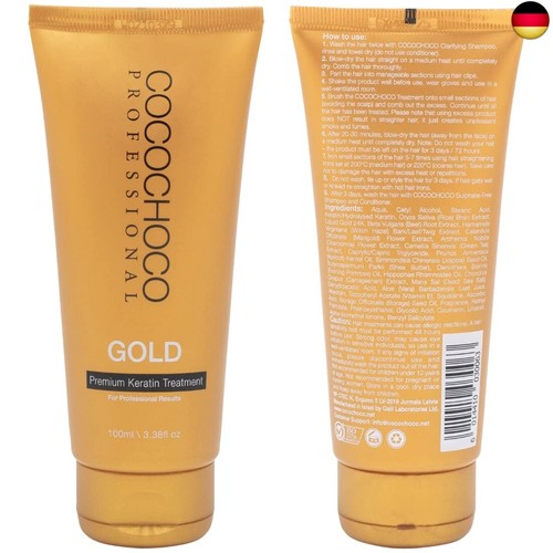 COCOCHOCO Professional Gold Keratin Starter KIT - Hair Treatment (100 ml) und - Bild 2 von 3