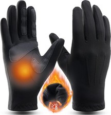 Winter Gloves With Warm Soft Lining Windproof Anti-slip for Daily - M