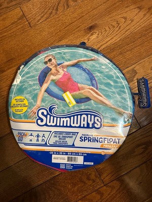 Swimways Premium Spring Float - Blue  - new in bag