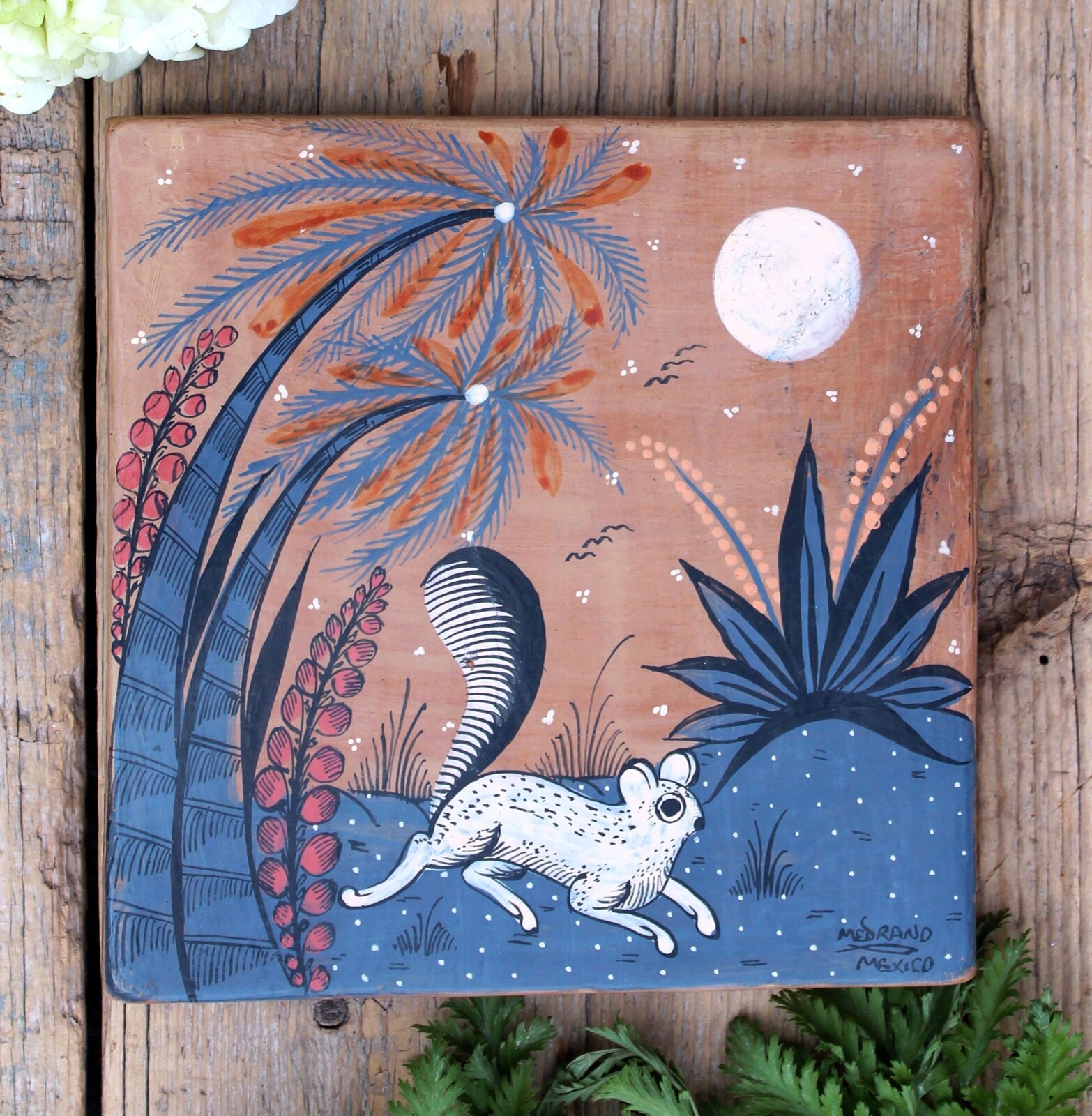 Mexican Folk Art Animal Paintings