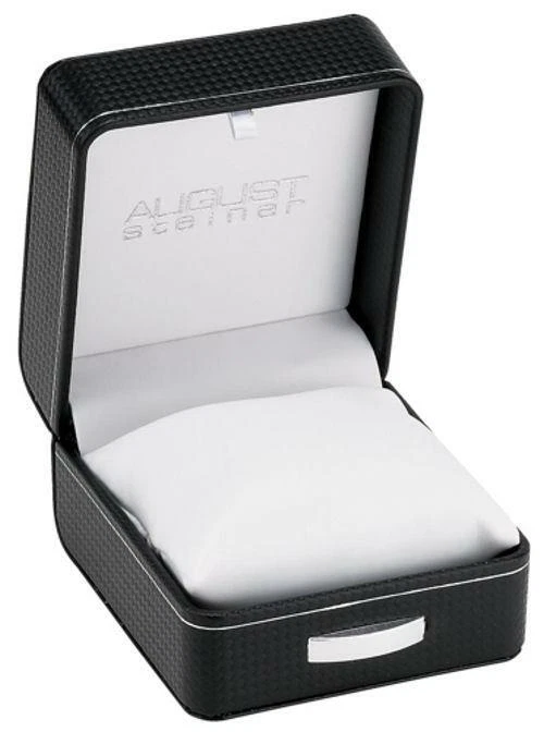 August Steiner AS8044TTG Quarzo Svizzero Diamante Marcatori Cristallo Lunetta Da - Immagine 4 di 4