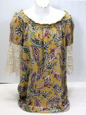 C EST. 1946 Women Paisley Tunic Dress L [ 38 Bust 28L ] 2 Lower Pockets....