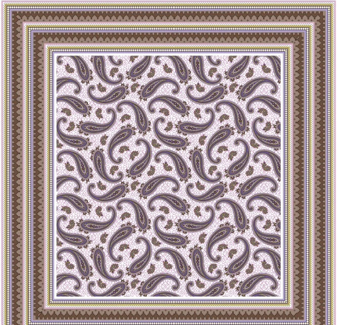 Traditional Indian Flowers Modern Queen Bedsheet With 2 Pillow Cover 100% Cotton - Image 2 of 4