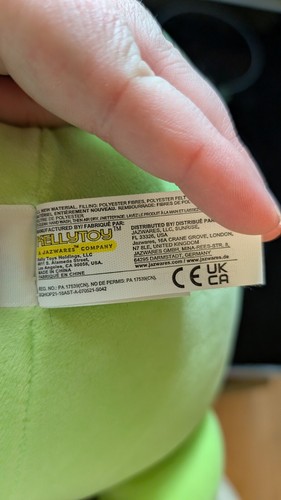 Squishmallows Hug Mees - DESMUND THE DRAGON 18", ORIGINAL VERSION, RARE - Picture 4 of 8