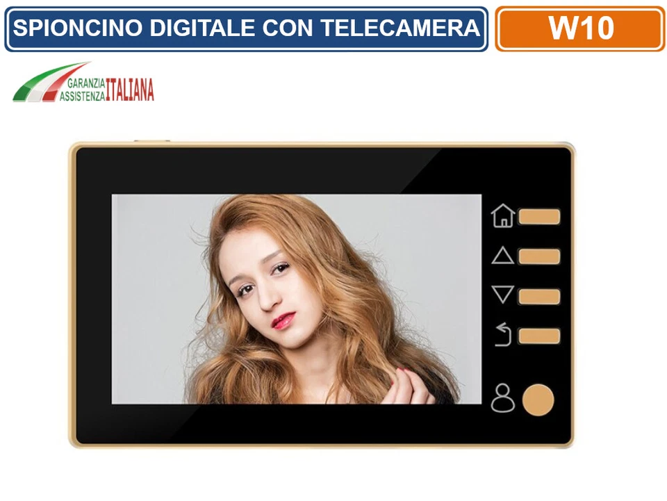 SPIONCINO ELETTRONICO CON TELECAMERA DA 720P SCHERMO DA 4.3" REGISTRA SU SD CAR - Immagine 3 di 4