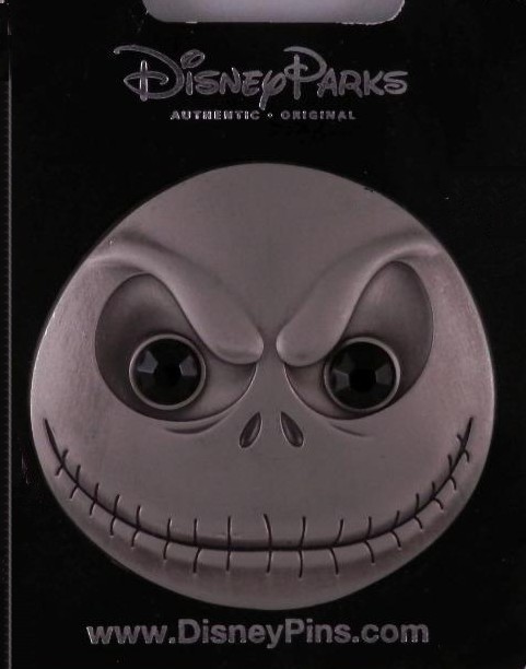 Disney  Pin NIGHTMARE BEFORE CHRISTMAS JACK FACE CARDED last one for now