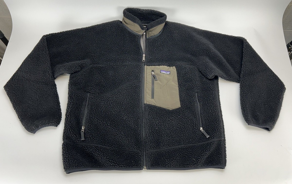 Patagonia Men's Black Classic Retro-X Fleece Jacket Style