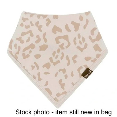 Kyte Baby Bamboo Blush Leopard Bib New in package