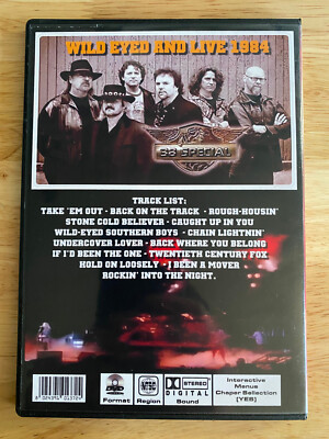 38 Special - Wild Eyed and Live 1984 DVD Don Barnes Donnie