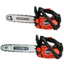V-MODEST 2511 12" & 14" Gas Chainsaw 25cc 2-Cycle Engine Top Handle Climbing Saw