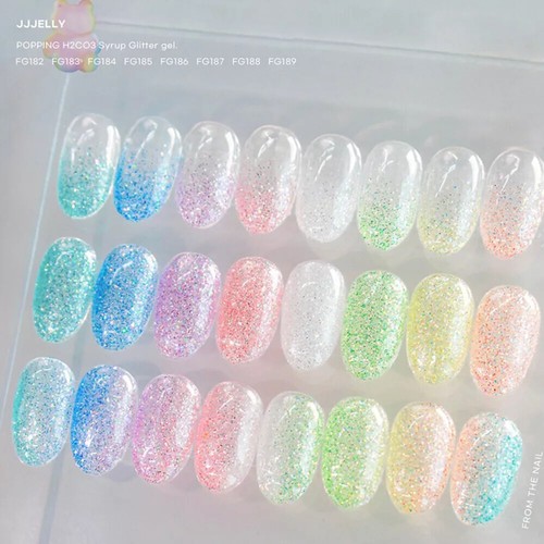 From the Nail JJJelly Nail Polish 10g 8 Color Syrup Glitter Gel K-Beauty - 第 4/15 張圖片