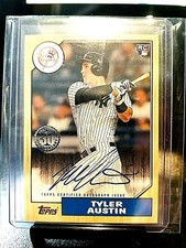 2017 TYLER AUSTIN TOPPS 1987 ALL STAR EDITION ROOKIE AUTO #1987A-TA. GEM.