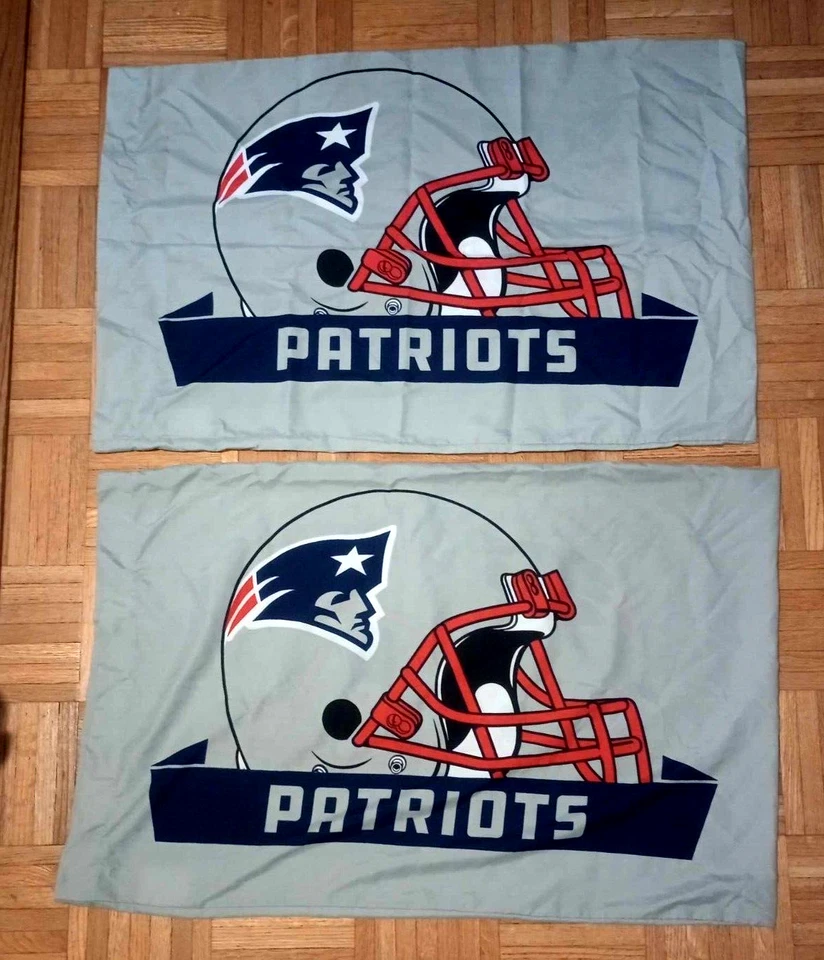 Fundas de almohada estándar de poliéster New England Patriots NFL 2 Foto 2 de 4