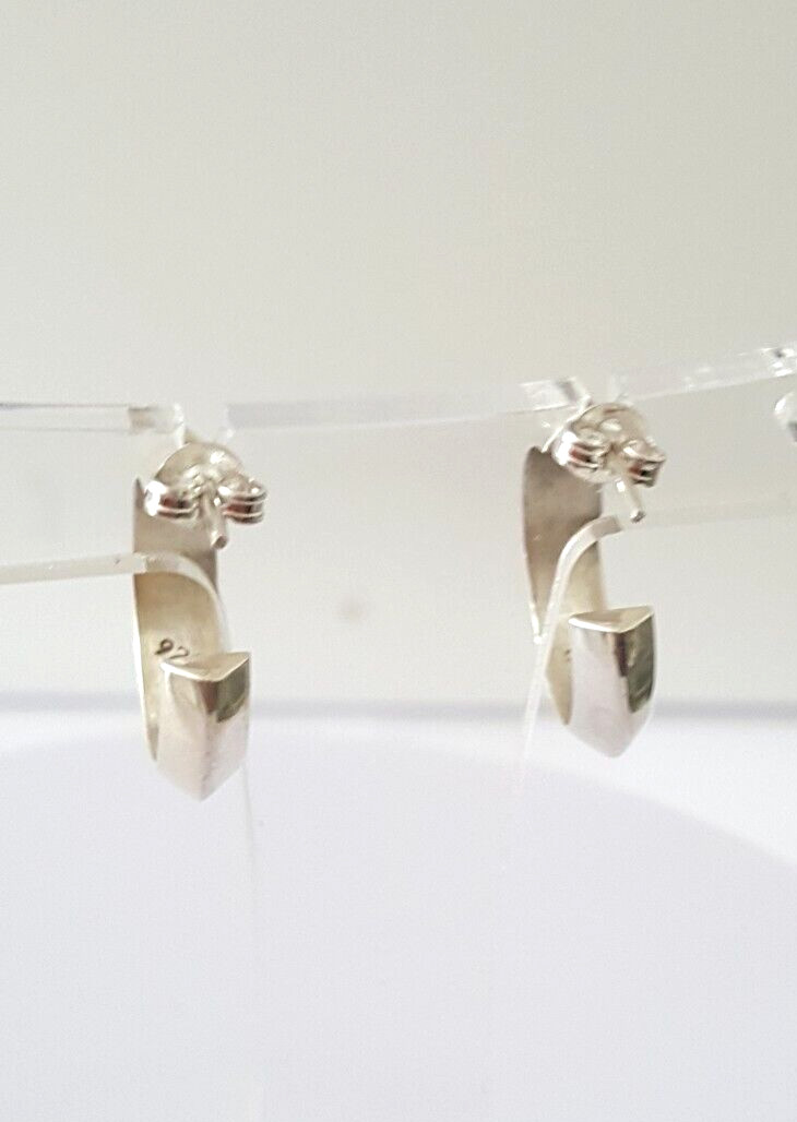 Gorgeous Sparkling Solid Round Stud Earrings 925 … - image 13