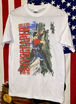 David Lee Roth 1988 XL Skyscraper Tour '88 1980s Van Halen Diamond