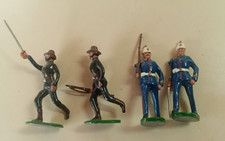 Four 54mm metal Hand-Painted Soldiers W Britain's 