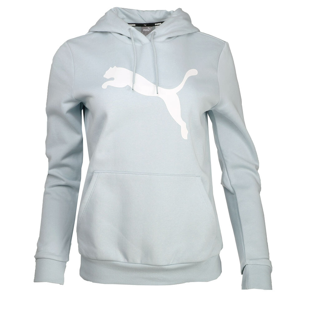 Женская повседневная верхняя одежда синего цвета с капюшоном и логотипом Puma Essentials Cat 68098024