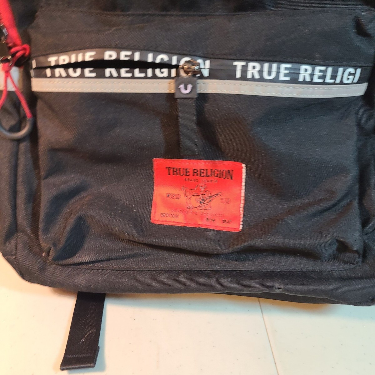 True Religion, Black, Backpack with Laptop Compartment World