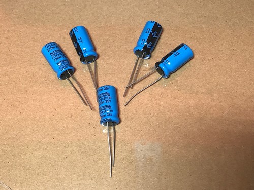 2 Mf 2 Uf 35v 85c Radial Electrolytic Capacitor Qty 5 National Ebay