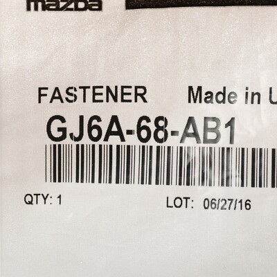 Mazda GJ6A68AB1 Genuine OEM Door Trim Panel Fastener for sale
