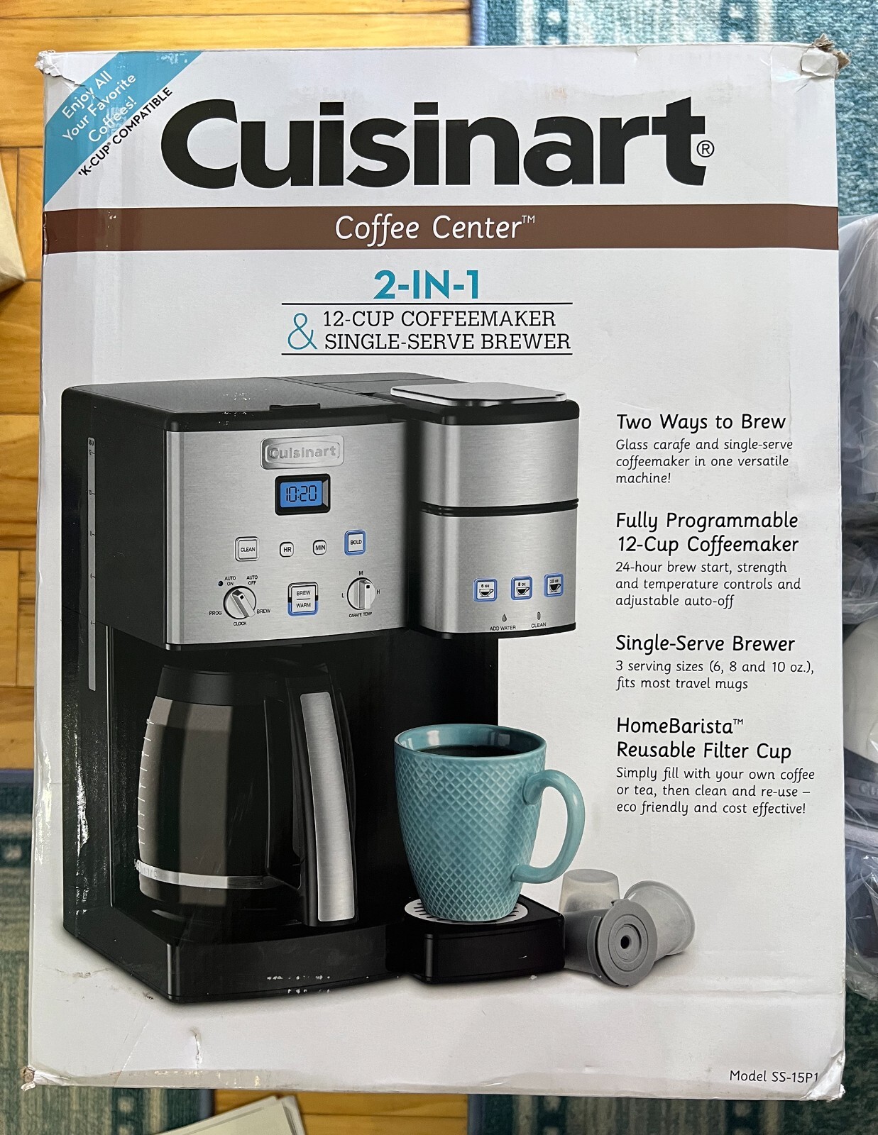 Cuisinart SS15P1 Coffee Center 12Cup Thermal Coffeemaker & SingleServe Brewer eBay