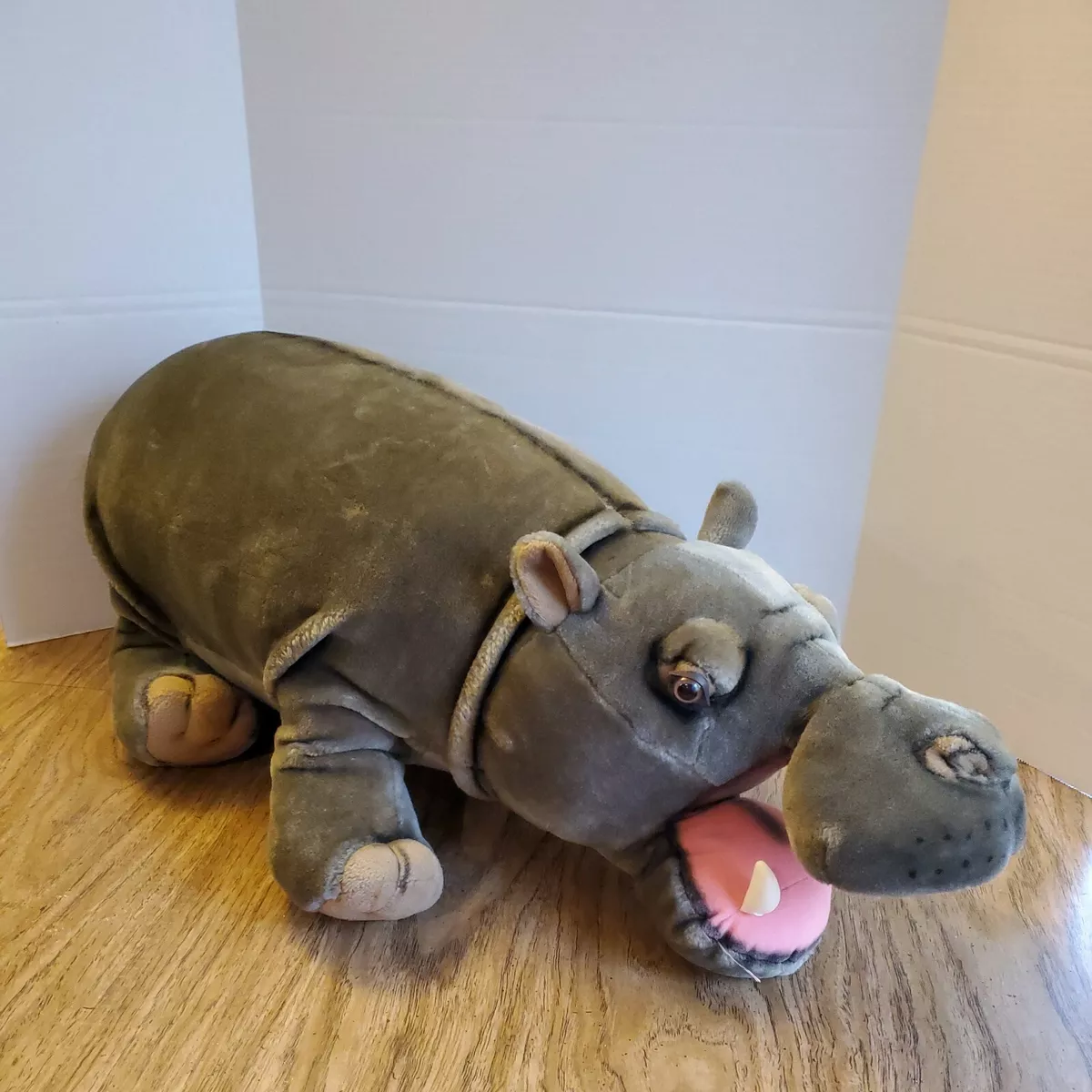 Large stuffed sales hippopotamus