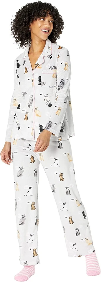 Conjunto de pij y calcetines Karen Neuburger XX1030 manga larga Minky polar novia talla L Foto 3 de 3