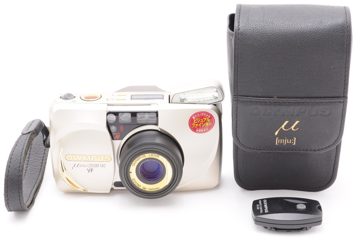 Near MINT] OLYMPUS mju μ Zoom 140 VF Point & Shoot 35mm Film