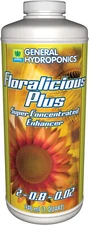 General Hydroponics Floralicious Plus Vitality Plant Food 2-0.8-0.5 (1 Quart)